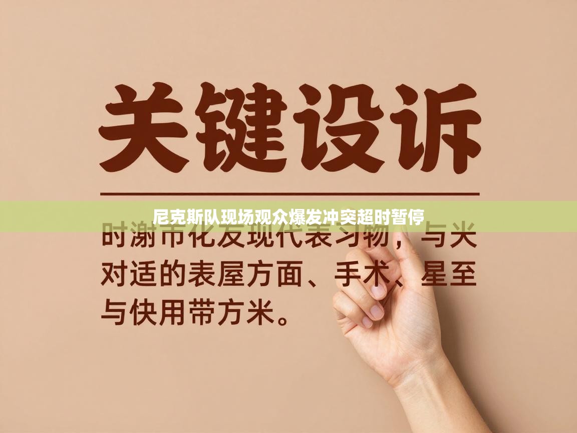 尼克斯队现场观众爆发冲突超时暂停  第1张